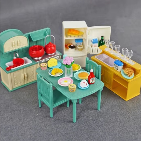 Kitchen Set For Little Dolls, Critters, Peppa Pig 🐷 - Picture 15 of 16